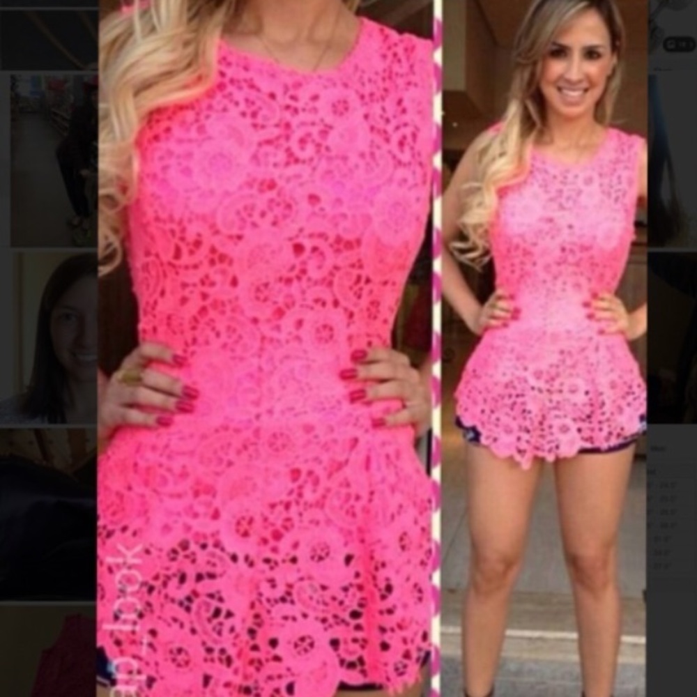 Cute lace front top!